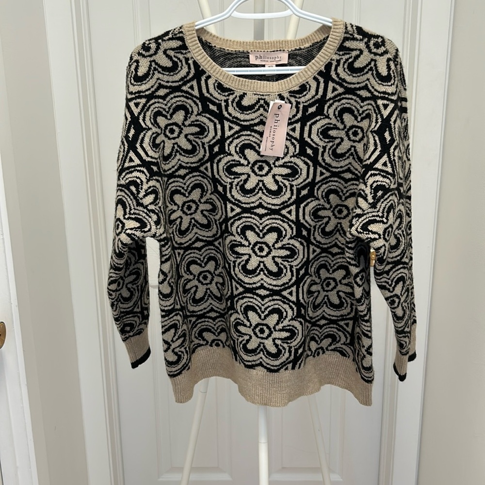 Philosophy women sweater size 1X NWT